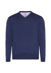 GALERIA - Pullover Pima, V-Ausschnitt, für Herren - B38 GRAU MEL.