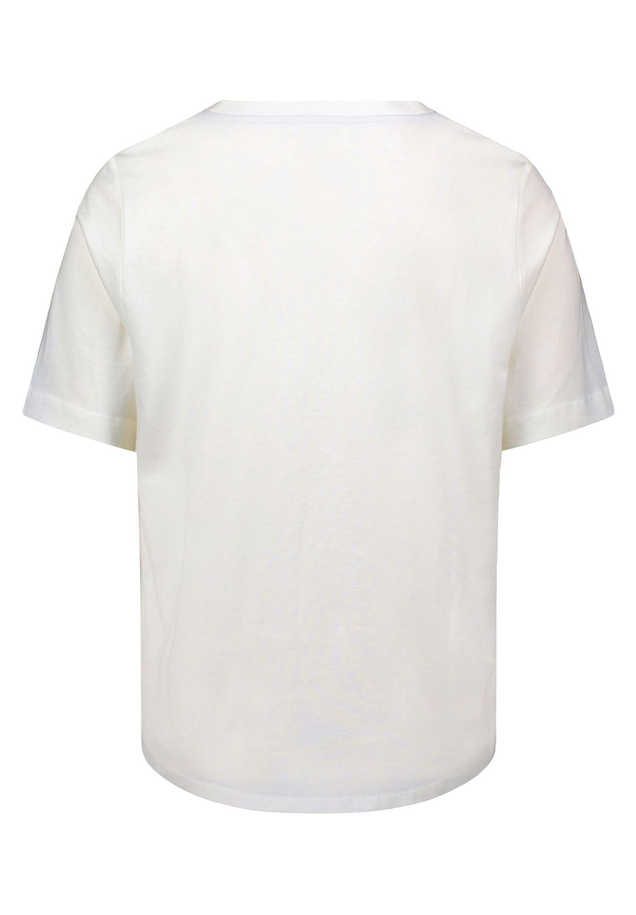 Cartoon T-Shirt, Halbarm, Bindesaum, FüR Damen, Weiß|Blau, 34