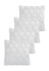 Aspero® - 4er Set Kissenbezüge Sofia - Braun