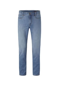 PADDOCK'S® - Saddle Stitch Jeans mit Motion & Comfort Stretch PIPE Saddle Stitch - blue bleached used