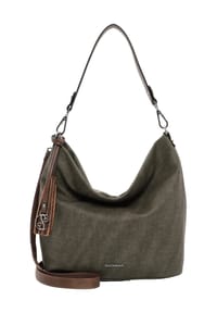 Emily & Noah - ELKE Schultertasche, Emblem, Anhänger, für Damen - 800 GREY