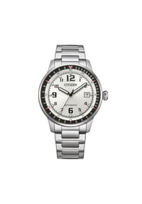 CITIZEN® HAU MECHANISCH - Herren Armbanduhr "NJ0190-51A" - SILBER
