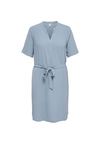 ONLY CARMAKOMA - Blusenkleid Josee, Bindegürtel, für Damen - 179686001 FADED