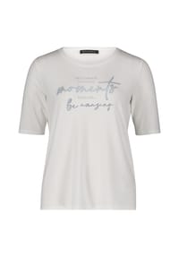 BETTY BARCLAY - Basic Shirt kurzarm - Patch Cream/Blue