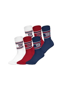 NFL - Freizeitsocken NY Giants Crew - DBL/WHT/RED
