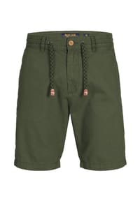 INDICODE - Shorts Leinen Bowmanville - Army