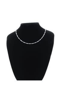Adelia's - Damen Silber Schmuck 925 Silber Singapur Halskette 50 cm Ø 2,4 mm - silber