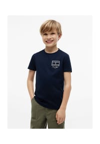 TOMMY HILFIGER - T-Shirt, Baumwolle, für Kinder - C1G  BLUE