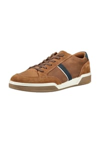 iMAC® - Leder Sneaker - Blau/Braun