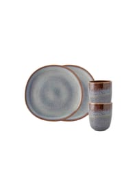like. by Villeroy & Boch Frühstücks-Set Lave 4er Set - LAVE GLACÉ - beige