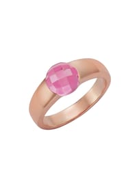 jamelli - Ring 925/- Sterling Silber 1 Quarz (beh.) 3,00ct. - rot