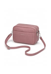 collezione alessandro® - Umhängetasche Praktisch kleine Crossbody Bag mit vielen Fächern - rosa