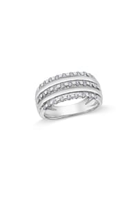VANDENBERG - Damen Ring, 585er Weißgold, 28 Diamanten zus. ca. 0,55 Karat - Weißgold