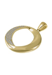 Adelia's - Damen 333 Gelbgold Anhänger goldfarben mit funkelnden Zirkonia - gold