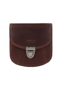 MIKA Lederwaren - Geldbörse RFID Leder 10 cm - braun