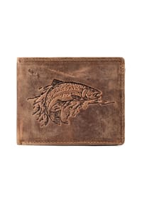 GREEN BURRY Forelle - Forelle Geldbörse Leder 12.5 cm - brown