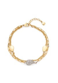 LEONARDO - Damen Armband "Lea", Edelstahl - GOLD