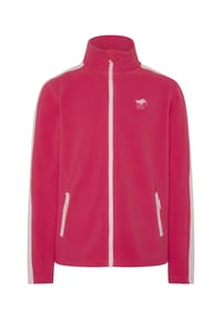 POLO SYLT - Fleece-Jacke im Two-Tone-Look - 18-1754 Raspberry