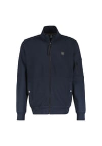 LERROS - Herren Sweatjacke in Struktur-Baumwollqualität - CLASSIC NAVY