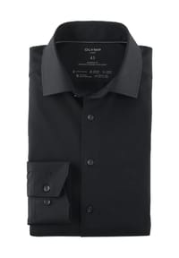OLYMP - Luxor Businesshemd, Modern Fit, Langarm, Kent-Kragen, für Herren - 11 BLEU
