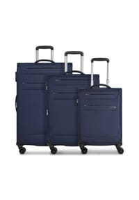 WORLDPACK Chicago - Chicago 4 Rollen Kofferset 3-teilig mit Dehnfalte - black