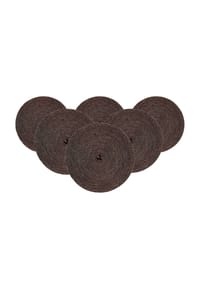 Ritzenhoff & Breker Platzmatten Looma ø 36 cm 6er Set - LOOMA - braun