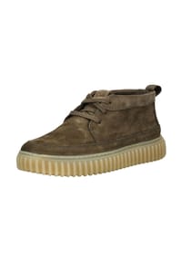 CLARKS® - Schnürstiefelette Torhill Lace High mit gerippter Laufsohle - 1234 Khaki