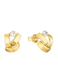 amor - Damen Ohrstecker, 585er Gelbgold - GOLD