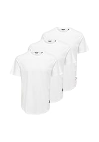 ONLY & SONS - T-Shirt 3er Pack Matt - Creme