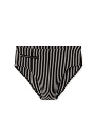 SCHIESSER - Badehose Aqua Slip Komfort, Reißverschlusstasche, für Herren - 000 SCHWARZ
