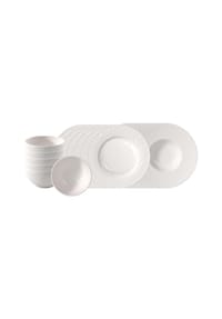 Villeroy & Boch Starter-Set Manufacture Ice 18er Set weiß - MANUFACTURE ICE - weiß