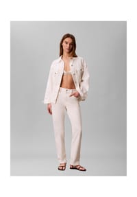 Calvin Klein Jeans - Jeansjacke, Baumwolle, für Damen - ASN  WHITE