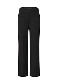 Street One - Stoffhose, aufgesetzte Taschen, für Damen - 10001 BLACK