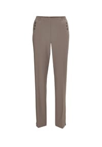 GOLDNER - Pflegeleichte Schlupfhose - taupe
