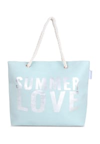 normani® - Bequeme Sommer-Umhängetasche, Strandtasche - Amazing Summer Blue