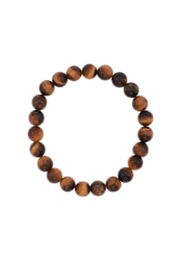 heideman - elastisches Armband Herren Tiger braun farben - Braun