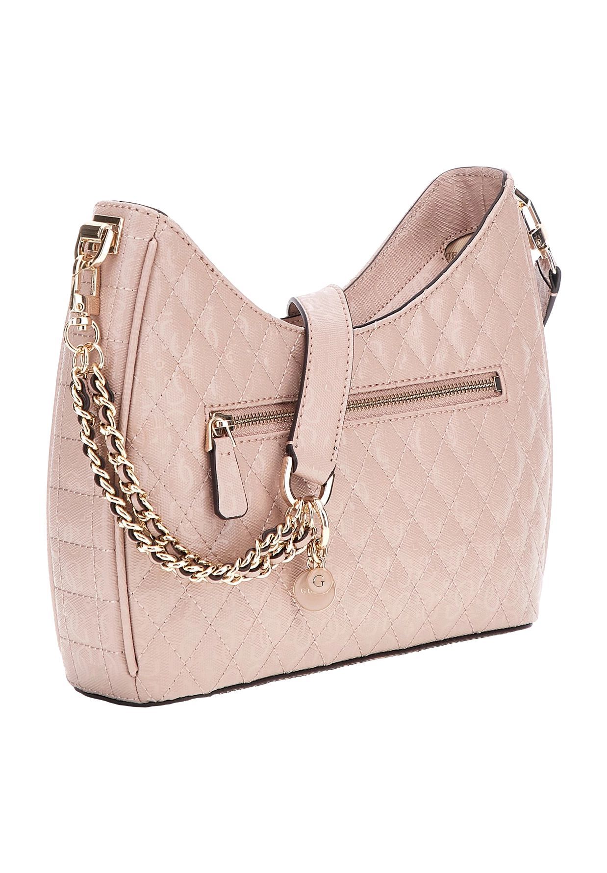 GUESS YARMILLA Schultertasche, Reißverschluss, Emblem, für Damen 