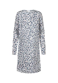 mey - Soft Leo Sleepshirt, Baumwolle, für Damen - 1118 DEEP MARINE