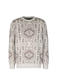 HONESTY RULES - Strick Jacquard Knitter II - stone-grey
