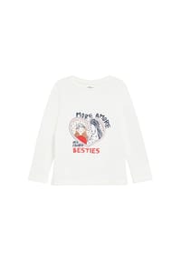 s.Oliver - Langarmshirt, Baumwolle, für Kinder - 02D1 WHITE