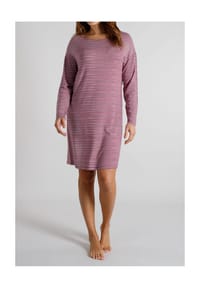 TOM TAILOR - Sleepshirt, U-Boot-Ausschnitt, für Damen - 422 ROT-MITTEL