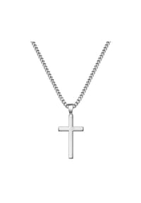 TRUE REBELS - Kette mit Anhänger Edelstahl - silber