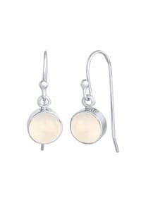 elli. - Ohrringe Mondstein Moon Astro Basic Elegant 925 Silber - Gold