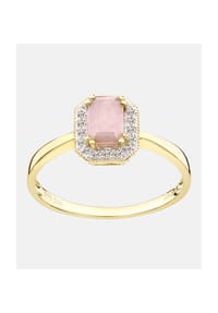 Diamant L'eternel - Cluster Ring, mit 0.08 ct Diamant, 375 Gelbgold - gold