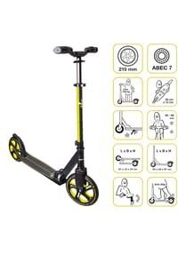 muuwmi - Aluminium Scooter Pro 215 mm lime - gelb