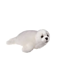 heunec® - Plüschtier "Baby Robbe liegend- Mi Classico", 12 cm - weiß