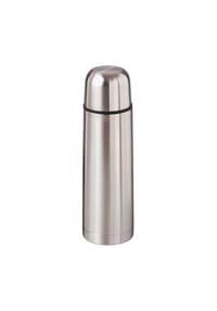 MATO® - Isolierflasche 0,5l „Classico" doppelwandig thermoisoliert (Vakuum) - Silber OneSize