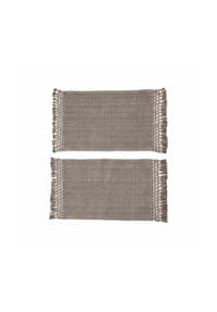 LOBERON - Badematte 2er Set Faelwyn grau - grau