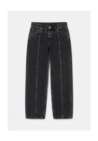 DR.DENIM® - Nika Mid Straight Worker Jeans - Aged Black