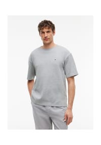 TOMMY HILFIGER - Schlafanzug-Oberteil Original Sleep, Baumwolle, für Herren - P01  GREY